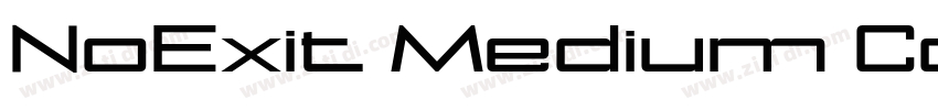 NoExit Medium Conden字体转换